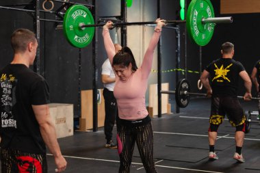 14 Nisan 2019 Arganda del Rey, Madrid, İspanya. 4. Interbox Crossfit Ligi Arganda del Rey, Madrid