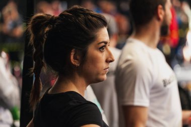 14 Nisan 2019 Arganda del Rey, Madrid, İspanya. 4. Interbox Crossfit Ligi Arganda del Rey, Madrid