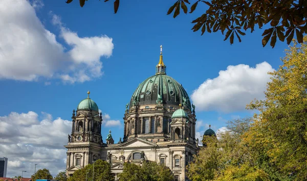 Berliner Dom Igreja Catedral Museu Ilha Berlim Alemanha Parte Superior — Fotografia de Stock