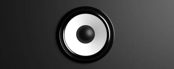 Speaker close-up achtergrond. 3D-illustratie — Stockfoto