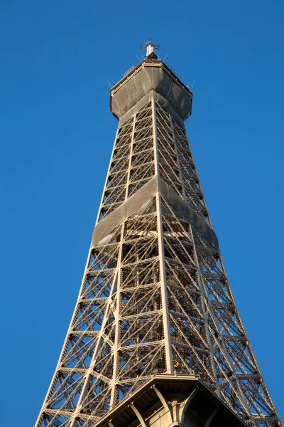Primer Plano Estructura Torre Eiffel París Francia — Foto de Stock