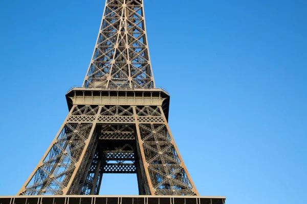 Секция Конструкции Эйфелевой Башни Париж Франция — стоковое фото