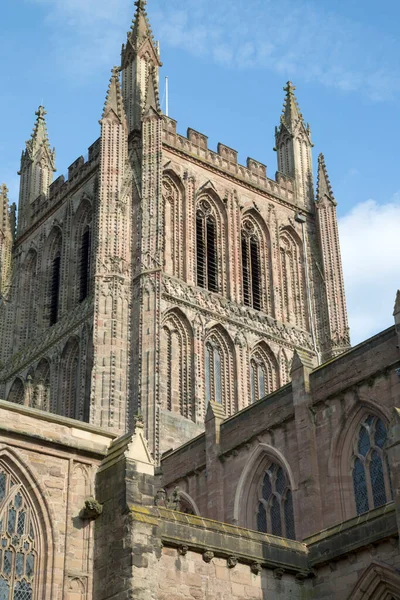 Tower Cathedral Church Hereford Angleterre Royaume Uni — Photo