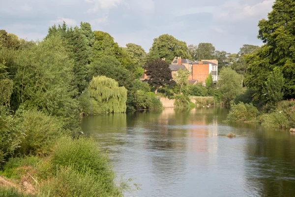 River Wye Hereford Ngiltere Ngiltere — Stok fotoğraf