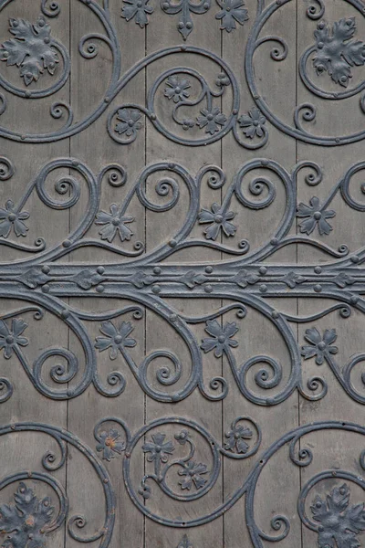 Katedral Kilisesi Kapısı Tasarımı Hereford Ngiltere Ngiltere — Stok fotoğraf