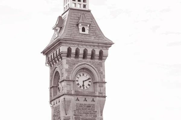 Clock Tower Hay Wye Wales Britain — Stock Photo, Image