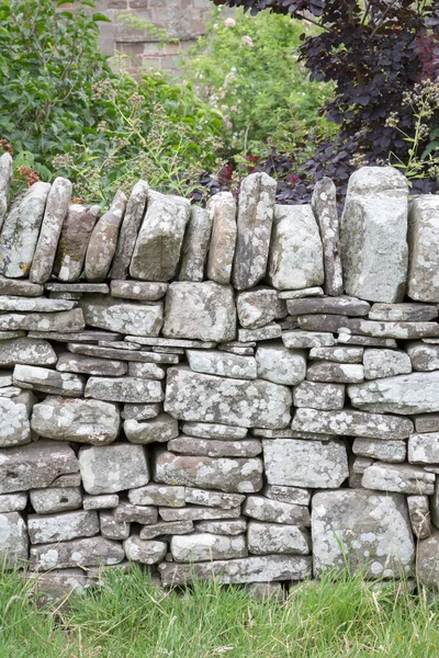 Stone Wall Llanthony Gales Reino Unido —  Fotos de Stock