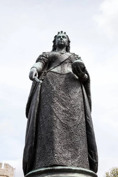 Statua Regina Vittoria Bart 1887 Windsor Londra Inghilterra Regno Unito — Foto Stock