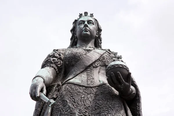 Estátua Rainha Vitória Por Bart 1887 Windsor Londres Inglaterra Reino — Fotografia de Stock