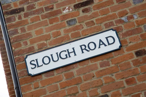 Slough Road Street Sign Eton Windsor London — 图库照片