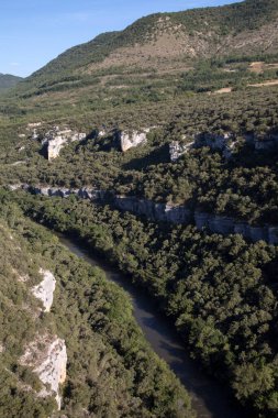 Ebro Nehri Bakış Açısı, Pesquera de Ebro; Burgos; İspanya