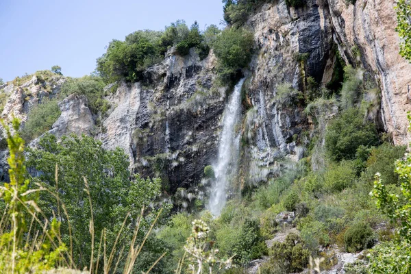 Cachoeira Tobera Frias Burgos Espanha — Fotografia de Stock