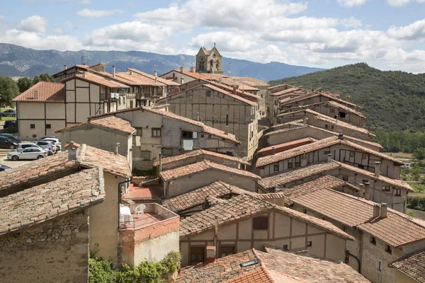 Roof Tops Village Frias Burgos Spain — Stock Photo, Image