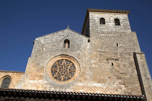 Torre Cosme Damian Church Covarrubias Burgos Espanha — Fotografia de Stock