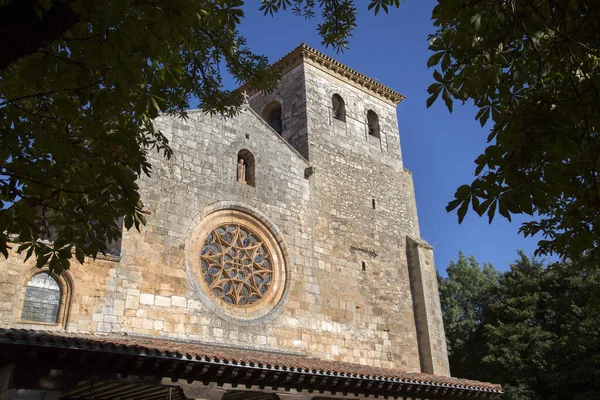 Chiesa San Cosme Damiano Covarrubias Burgos Spagna — Foto Stock