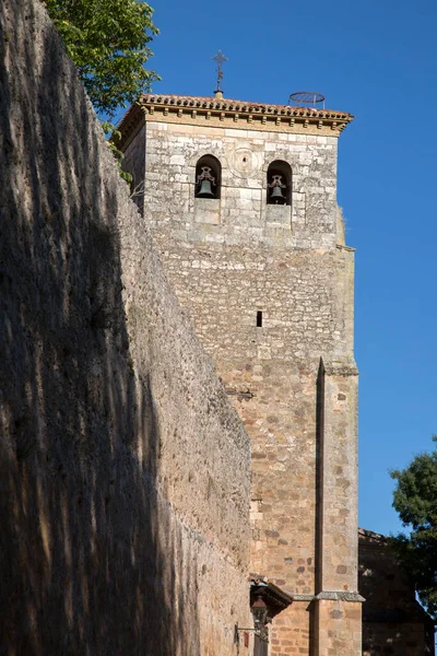 Kirche Des Cosme Und Damian Covarrubias Burgos Spanien — Stockfoto