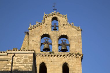 San Juan - St John Church Çan Kulesi, Laguardia; Alava, Bask Ülkesi; İspanya