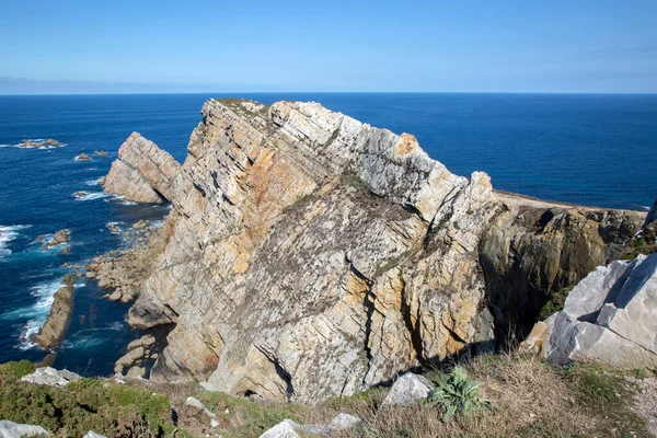 Cliff Cabo Penas Headland Asturies Espagne — Photo