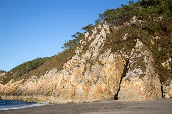 Krajobraz Plaży Barayo Asturias Hiszpania — Zdjęcie stockowe
