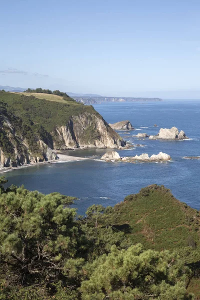 Küste Silencio Strand Asturien Spanien — Stockfoto