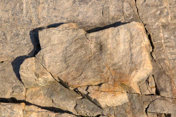 Closeup Rock Shape Barayo Beach Asturias 스페인 — 스톡 사진