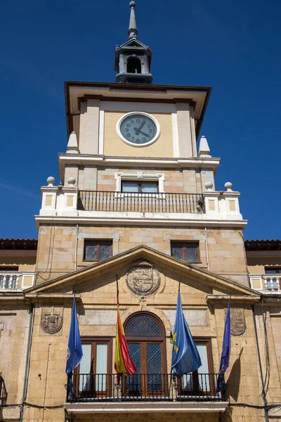 Stadhuis Toren Oviedo Asturië Spanje — Stockfoto