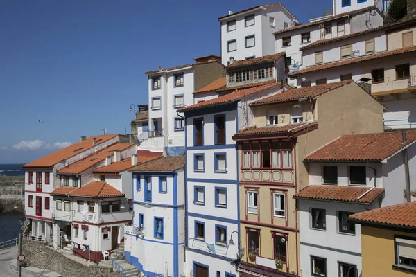 Stavební Fasády Cudilleru Asturie Španělsko — Stock fotografie