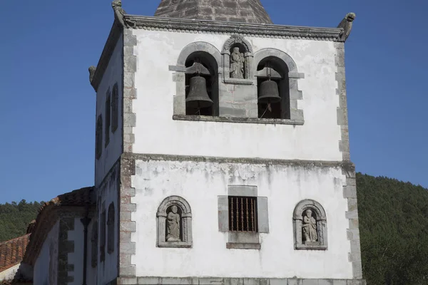 Iglesia Parroquial Fachada Ovinana Asturias España — Foto de Stock