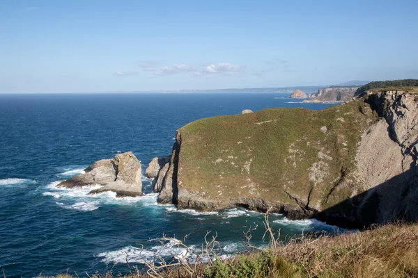 Sentier Côtier Des Asturies Espagne — Photo