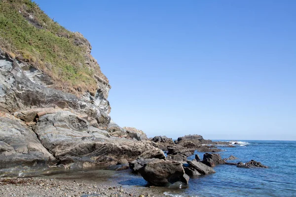 Cliffs Pormenande Beach Asturias Spain — Stock Photo, Image