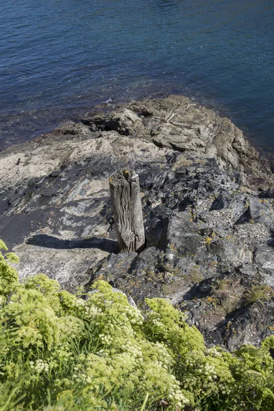 Cliff Post Viavelez Asturias Spain — Stock Photo, Image