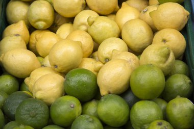 Limon ve Limon Meyvesi Market Stall 'da
