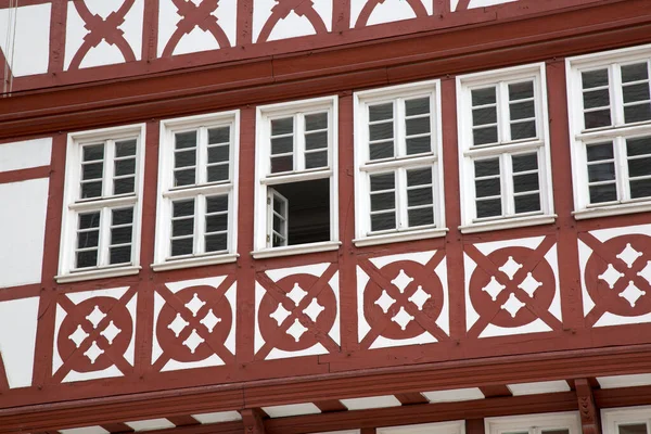 Romerberg Square Facade Frankfurt Germany — Stock Photo, Image