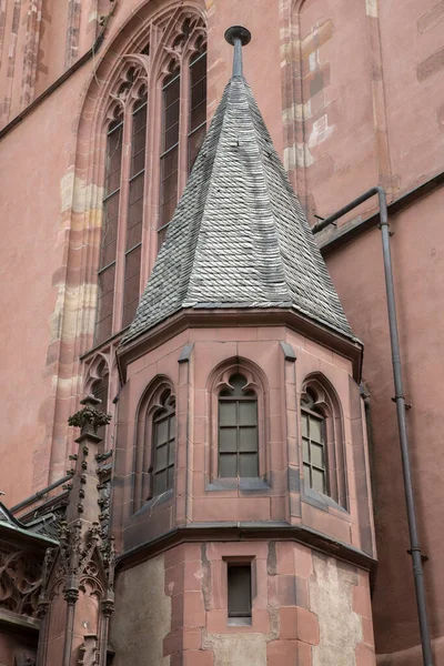 Fassade Der Kathedrale Frankfurt Deutschland — Stockfoto