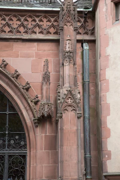 Frankfurt Almanya Daki Katedral Giriş Kapısı — Stok fotoğraf
