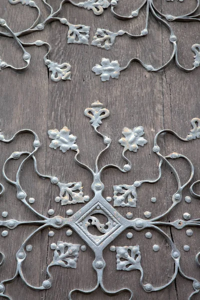 Closeup Detail Door Romer City Hall Romerberg Square Frankfurt Germany — Stock Photo, Image