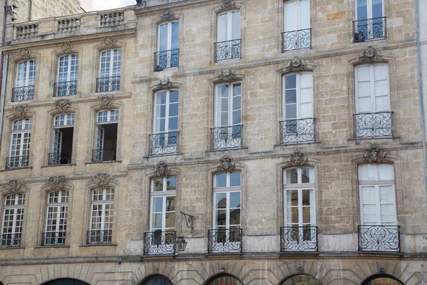 Fachada Plaza Del Parlamento Burdeos Francia — Foto de Stock