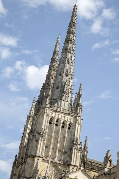 Tower Cathedral Church Bordeaux France — стокове фото