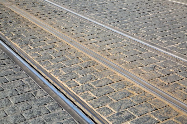 Tram Track Bordeaux Frankrijk — Stockfoto