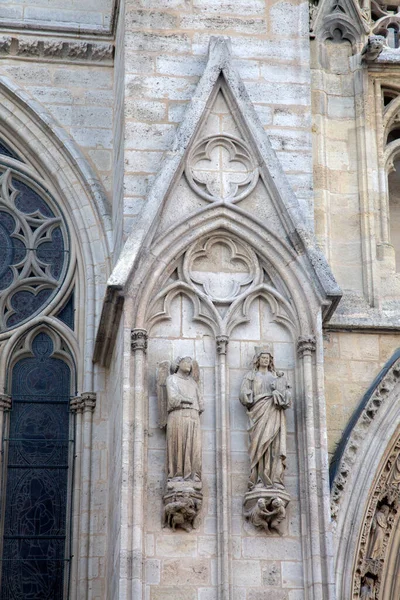 Facciata Della Chiesa Cattedrale Bordeaux Francia — Foto Stock