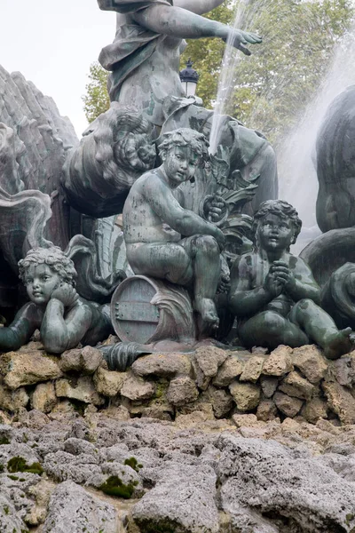 Founatin Girondist Monument Guadit 1902 Bordeaux France — стоковое фото