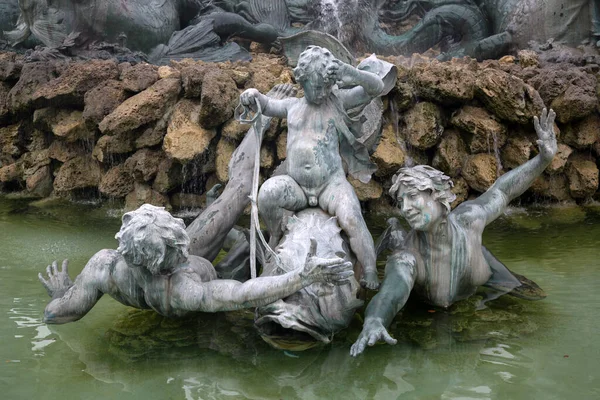 Fontana Del Monumento Girondista Guadit 1902 Bordeaux Francia — Foto Stock