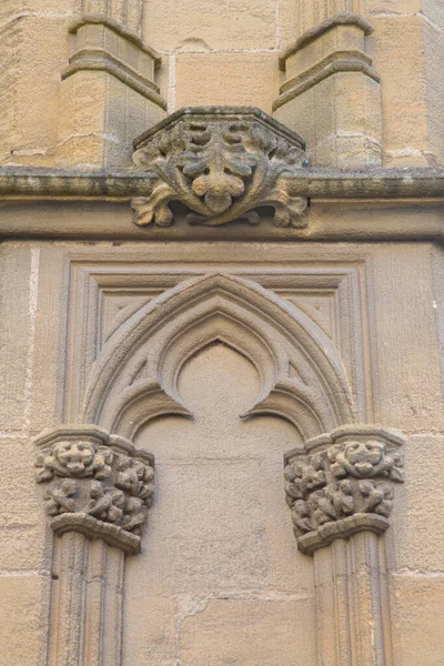 Cathedral Church Facade Bayonne Perancis — Stok Foto