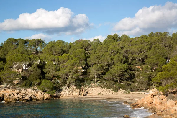 Cala Saladeta Cove Beach Ibiza España — Foto de Stock