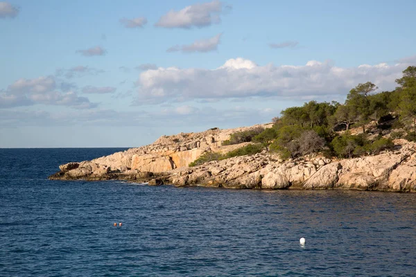 Cala Saladeta Ibiza España — Foto de Stock