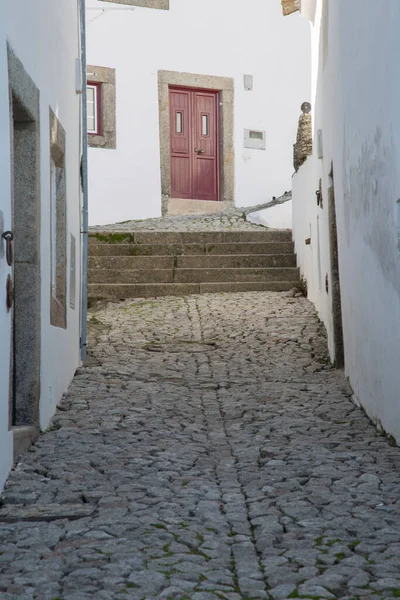 Empty Street Marvao Portugal Europa — Fotografia de Stock