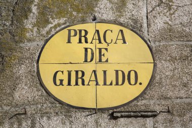 Evora 'da Sokak İşareti; Portekiz