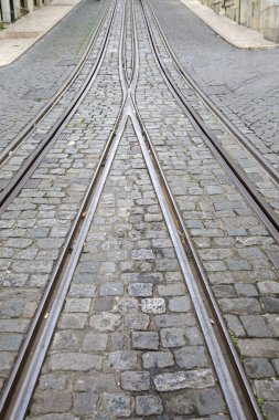 Funicular Tram Treni, Rua da Bica de Duarte Belo Caddesi; Lizbon; Portekiz