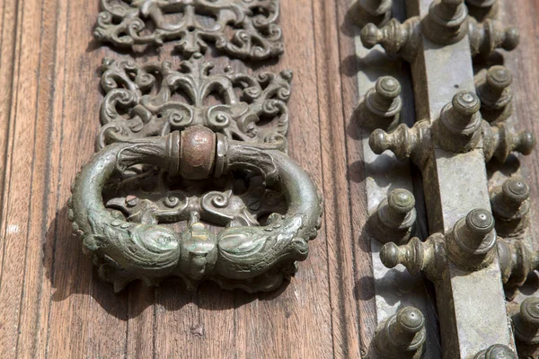 Cathedral Door Evora Portugal — Stock Photo, Image