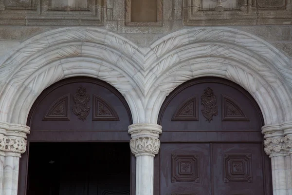 Entrance Francis Church Evora Portugal — Stock Photo, Image